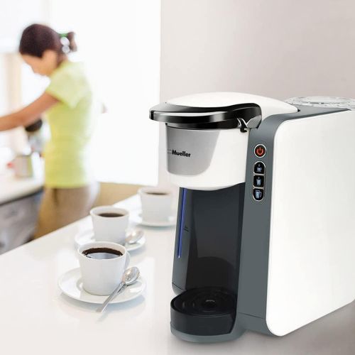  [아마존베스트]Mueller Austria Mueller Single Serve Pod Compatible Coffee Maker Machine With 4 Brew Sizes, Rapid Brew Technology with Large Removable 48 oz Water Tank