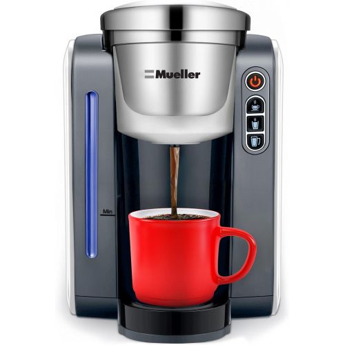  [아마존베스트]Mueller Austria Mueller Single Serve Pod Compatible Coffee Maker Machine With 4 Brew Sizes, Rapid Brew Technology with Large Removable 48 oz Water Tank