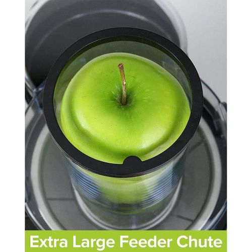  [아마존베스트]Mueller Austria Juicer Ultra 1100W Power, Easy Clean Extractor Press Centrifugal Juicing Machine, Wide 3 Feed Chute for Whole Fruit Vegetable, Anti-drip, High Quality, Large, Silve