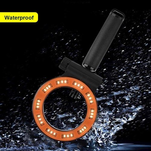  Mugast Diving Video Light, 40 Meters Waterproof LED Video Light Portable High-Brightness Video Light for GoPro, for Coyote, for YI Sports Camera
