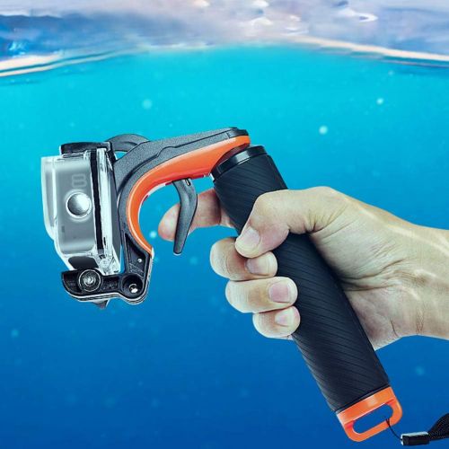  Mugast Camera Floating Handle, Waterproof Handheld Floating Hand Grip Portable Camera Grip Bobber for GoPro Motion Camera for Diving, Snorkeling, etc