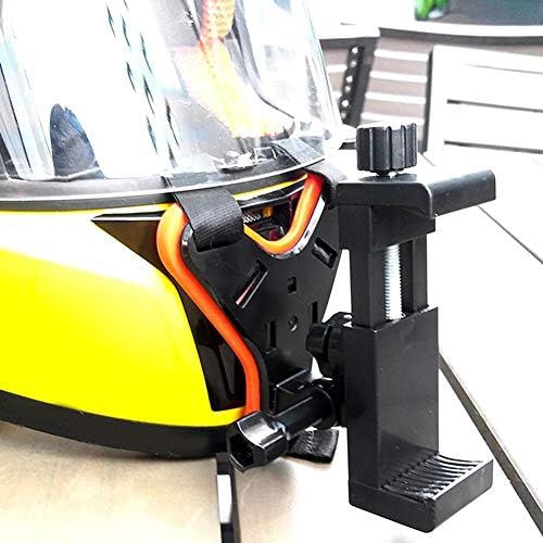  Mugast Motorcycle Helmet Chin Mount, Helmet Mount Action Camera Holder for GOPRO for SJCAM for XiaoYi and Other Action Cameras(Orange)