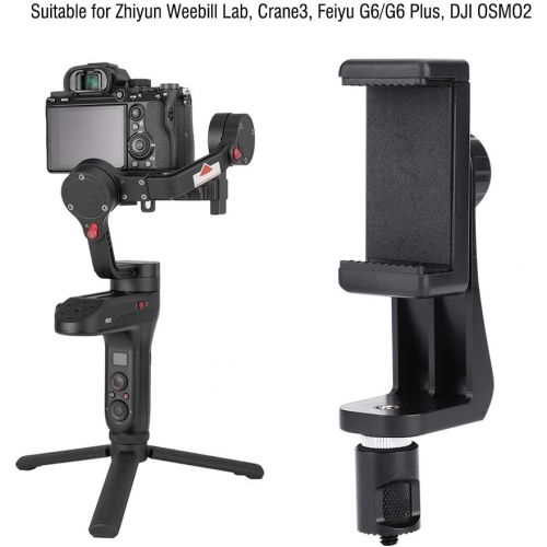  Mugast Extension Gimbal Phone Holder, Universal Smartphone Clip Holder Mount Bracket for Zhiyun Weebill Lab Crane3 Feiyu G6