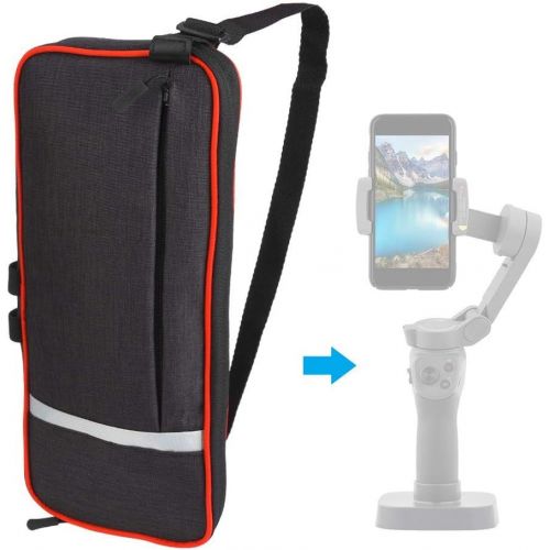  Mugast Portable Stabilizer Storage Bag, Waterproof Handheld Gimbal Stabilizer Protective Carrying Case with Strap for OSMO Mobile 2/3,for Zhiyun, for Feiyu etc