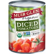 Muir Glen Canned Tomatoes, Organic Diced Tomatoes, No Sugar Added, 28 Ounce Can (Pack of 12)