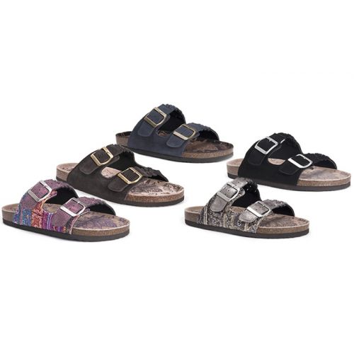  Muk Luks Womens Juliette Sandals with Memory Foam