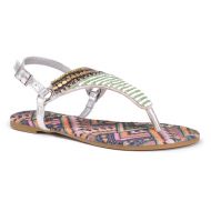 Muk Luks Womens Buckle Fashion Sandals