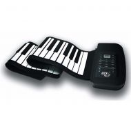 MukikiM Rock And Roll It - Studio Piano. Flexible, Completely Portable, 61 Standard Size Keys, Rechargeable Battery + USB Powered, AND Midi Compatible