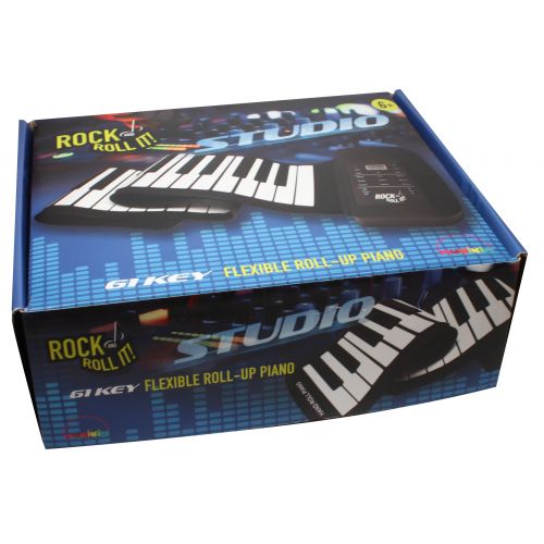  MukikiM Rock And Roll It - Studio Piano. Flexible, Completely Portable, 61 Standard Size Keys, Rechargeable Battery + USB Powered, AND Midi Compatible