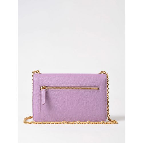  Mulberry Darley lilac leather small clutch