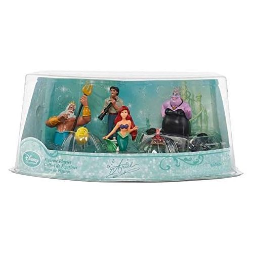  Multi Disney 6 Piece The Little Mermaid Figurine Play Set