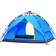 Multi Marketworldcup 3-4 Person Double layer Waterproof Family Camping Hiking Instant Tent US FAST BL