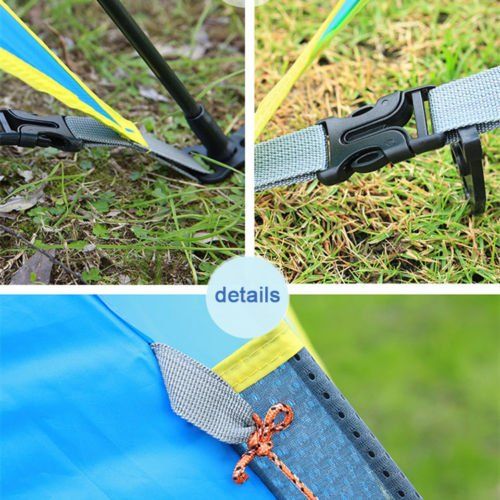  Multi Marketworldcup 3-4 Person Double layer Waterproof Family Camping Hiking Instant Tent US FAST BL