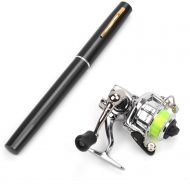 MultiOutools Pen Fishing Rod and Reel Combos 38 Inch Mini Pocket Fishing Pole Telescopic Fishing Rod with Spinning Kit for Saltwater Freshwater