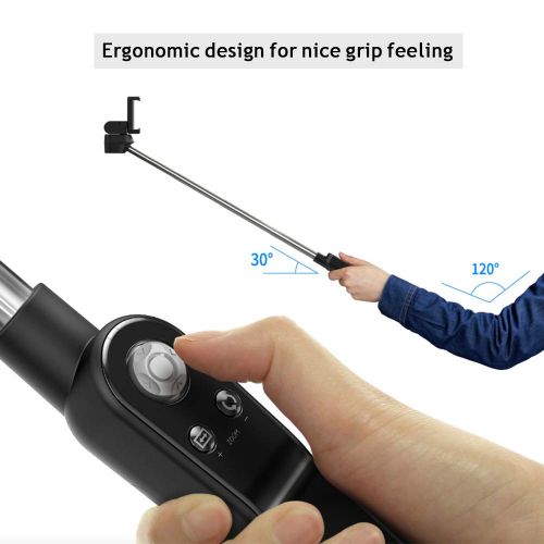  GoMi GOMI Multifunctional Selfie Stick Wireless Bluetooth 4.0 Built-in Remote Control Shutter Automatic 360° Angle Adjustment Wide-Angle Panorama Shot Image Stabilization
