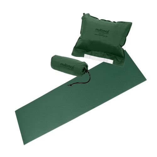  Multimat Trekker Mat and Pillow Combo in Hunter Green by Proforce