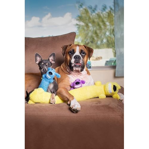  Multipet International Original Loofa Dog Mini 6-Inch Dog Toy (Assorted colors)