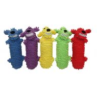 Multipet Loofa Water Bottle Buddy Dog Toy, 11-Inch , Colors may vary
