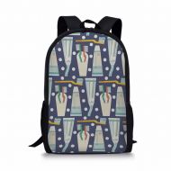 Mumeson Cute Kids School Backpacks Medical Bear Pattern Bookbags Daily Daypack