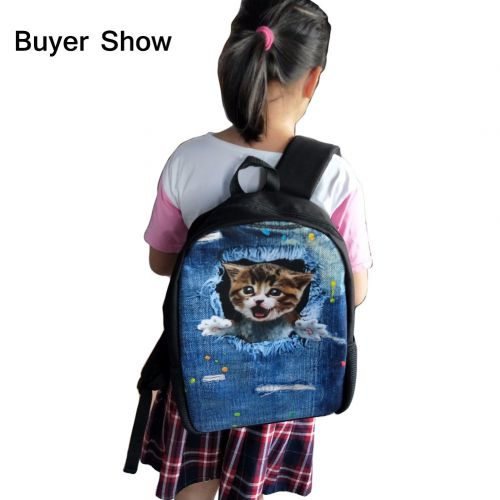  Mumeson Kids Book Bags Cougar Print Black Backpack for Teen Girls Back to School