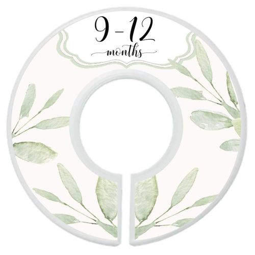  Mumsy Goose Baby Girl Clothes Dividers Nursery Closet Dividers Closet Organizers Botanical