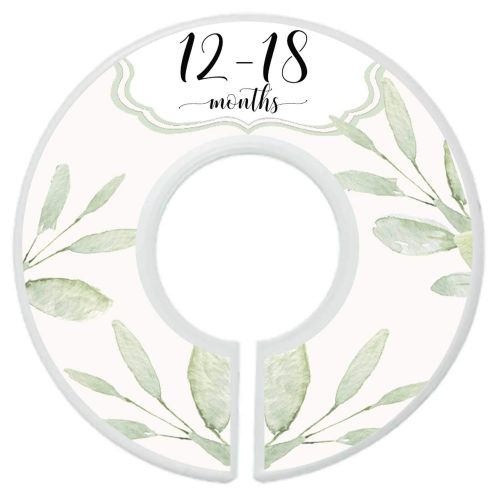  Mumsy Goose Baby Girl Clothes Dividers Nursery Closet Dividers Closet Organizers Botanical