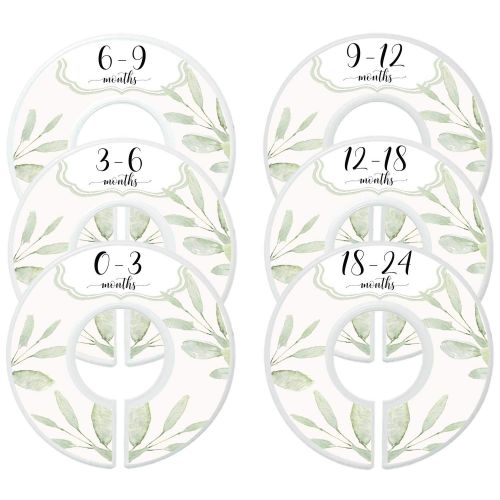  Mumsy Goose Baby Girl Clothes Dividers Nursery Closet Dividers Closet Organizers Botanical