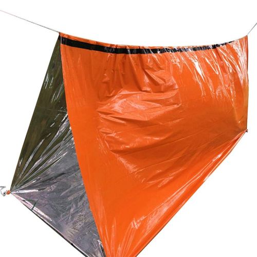  Mumuj 1/3PC Beweglich Notschlafsack Survival Schlafsack,Kaelteschutz Rettungsdecke,Leicht,Thermisch Isolierung Reissfest Polyethylen Wasserdicht fuer Outdoor Camping Oder Indoor Wande