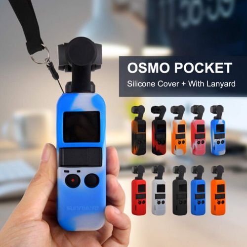  Mumuj Silikon Huelle fuer DJI Osmo Pocket, Schutzhuelle mit Handheld Lanyard fuer DJI OSMO Pocket Protective Zubehoer