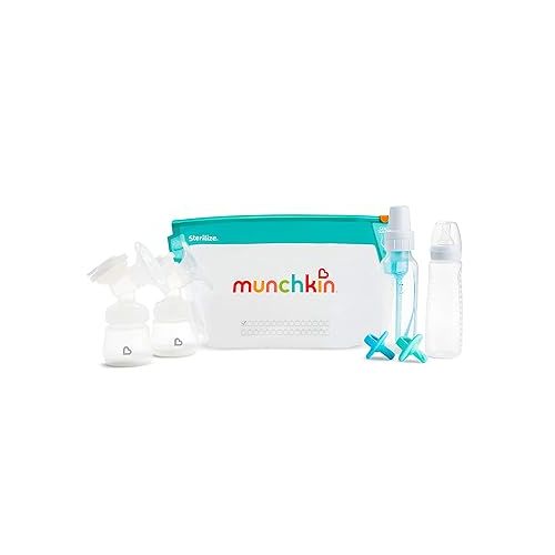 먼치킨 Munchkin® Sterilize™ Microwave Bottle Steam Sterilizer Bags, 30 Uses per Bag, 6 Pack