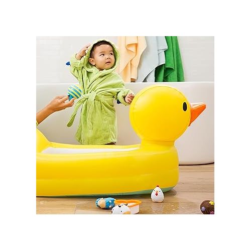 먼치킨 Munchkin® Duck™ Inflatable Baby Bathtub with White Hot® Heat Alert