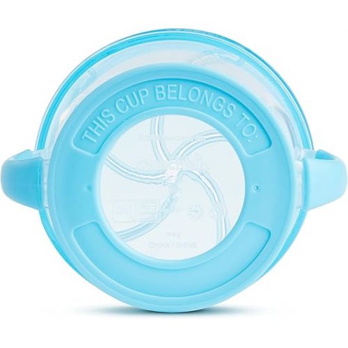 먼치킨 Munchkin® Snack Catcher® Toddler Snack Cups, 2 Count (Pack of 1), Blue/Green