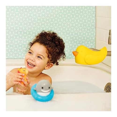 먼치킨 Munchkin® Beak™ Bath Spout Cover Safety Guard with Built-in bubble bath dispenser, Yellow