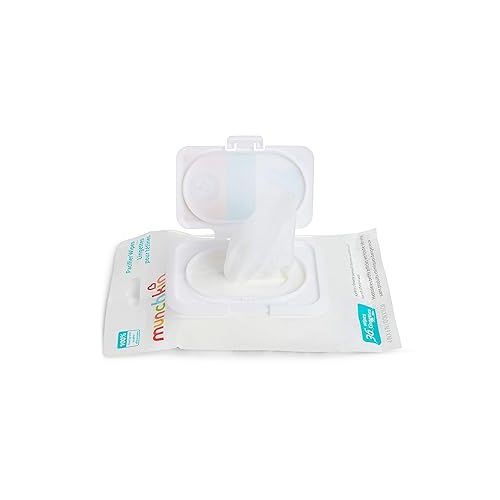 먼치킨 Munchkin® Arm & Hammer Pacifier Wipes - Safely Cleans Baby and Toddler Essentials, 2 Pack, 72 Wipes