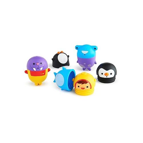 먼치킨 Munchkin® CleanSqueeze™ Mold Free Baby and Toddler Bath Toy Squirts, 4 Piece Set