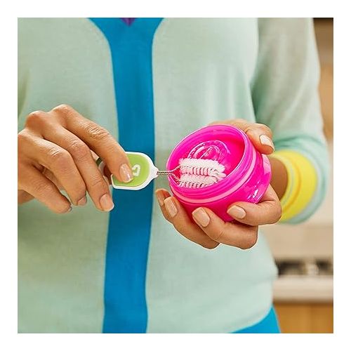 먼치킨 Munchkin® Details™ Bottle and Cup Cleaning Brush 4 Piece Set with Key Ring