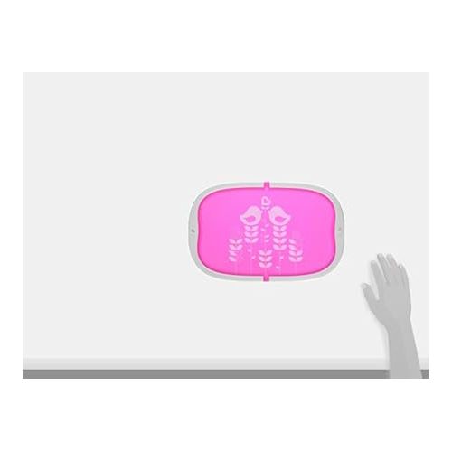 먼치킨 Munchkin® Go™ Snap Shut Silicone Placemat for Kids, Pink