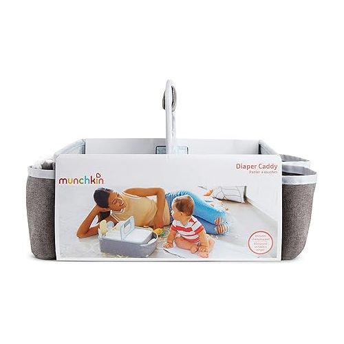 먼치킨 Munchkin® Portable Diaper Caddy Organizer, Grey