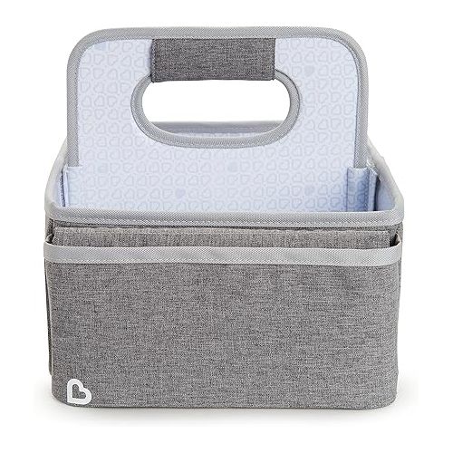 먼치킨 Munchkin® Portable Diaper Caddy Organizer, Grey