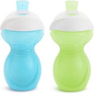 Munchkin® Click Lock™ Bite Proof Sippy Cup, 9 Ounce,2 Count (Pack of 1), Blue/Green
