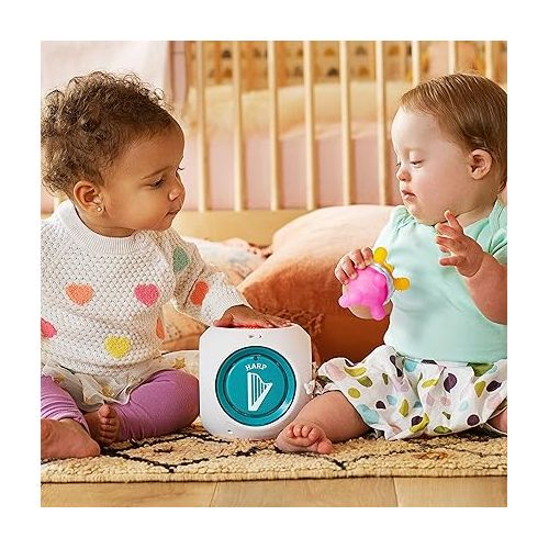 먼치킨 Munchkin® Mozart Magic® Cube Music Toy for Baby and Toddler - Includes 5 Instrument Sounds, 8 Mozart Songs and Lights