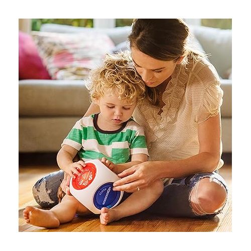 먼치킨 Munchkin® Mozart Magic® Cube Music Toy for Baby and Toddler - Includes 5 Instrument Sounds, 8 Mozart Songs and Lights