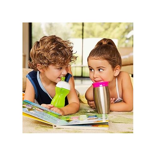 먼치킨 Munchkin® Click Lock™ Bite Proof Sippy Cup, 9 Ounce, Green