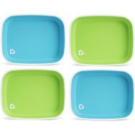 Munchkin® Splash™ 4 Piece Toddler Plates, Blue/Green