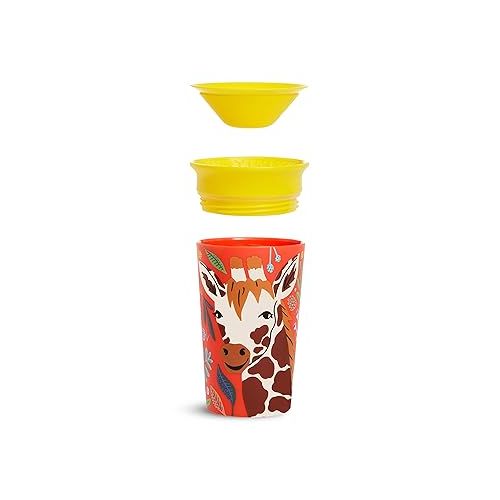 먼치킨 Munchkin® Miracle® 360 Wildlove Sippy Cup, 9 Oz, Giraffe