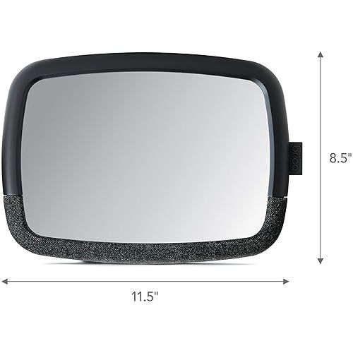 먼치킨 Munchkin® Brica® 360 Pivot Baby in-Sight® Wide Angle Adjustable Car Mirror, Crash Tested and Shatter Resistant, Black