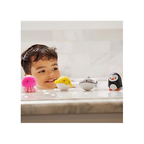 먼치킨 Munchkin® Ocean™ Squirts Baby and Toddler Bath Toy, 8 pack