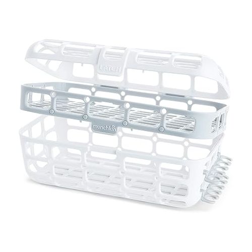 먼치킨 Munchkin® High Capacity Dishwasher Basket, 1 Pack, Grey
