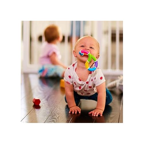 먼치킨 Munchkin® Twisty Figure 8 Baby Teether Toy, BPA Free, 6+ Months