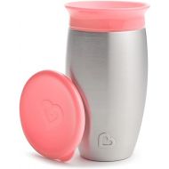 Miracle 360 Stainless Steel Sippy Cup, 10 Ounce Pink